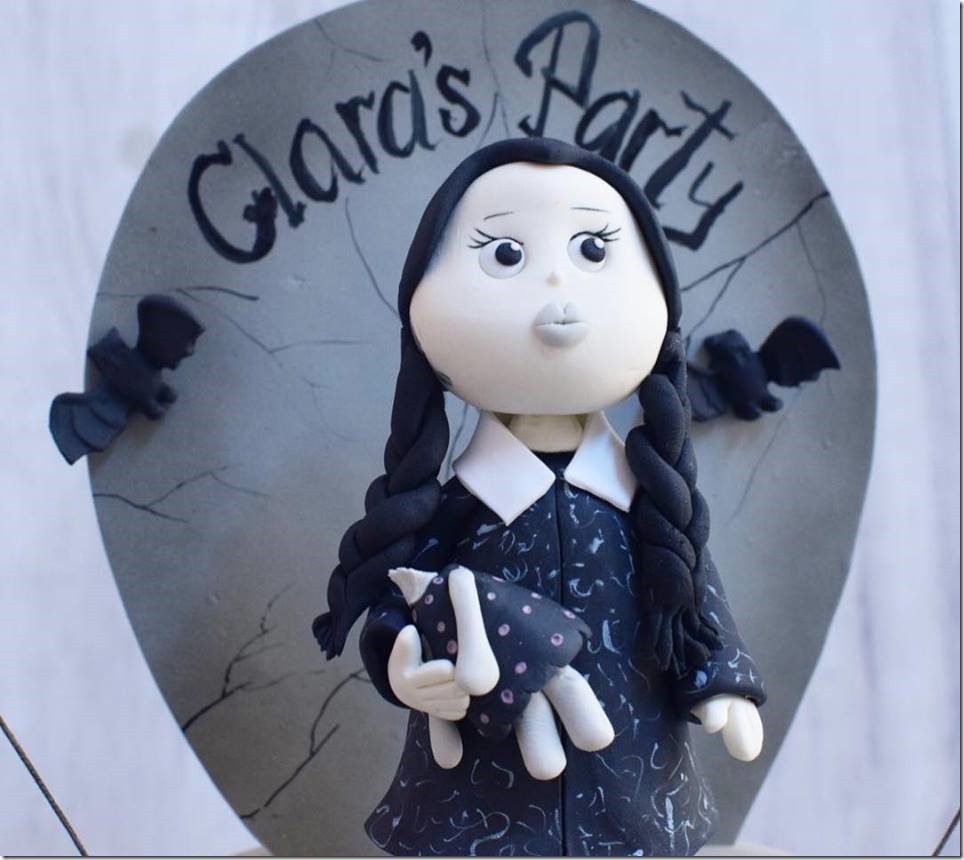 Wednesday Addams Cake Topper