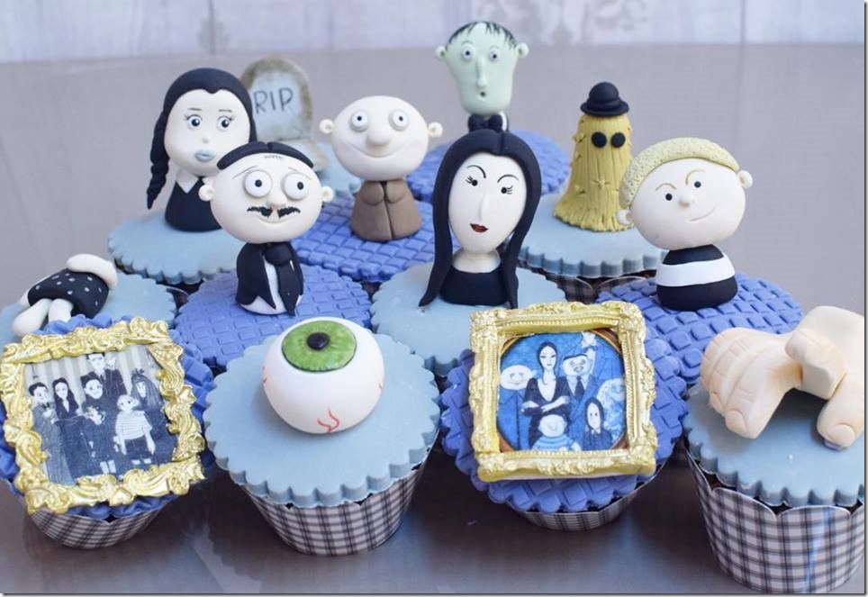Addams Family Cupcakes