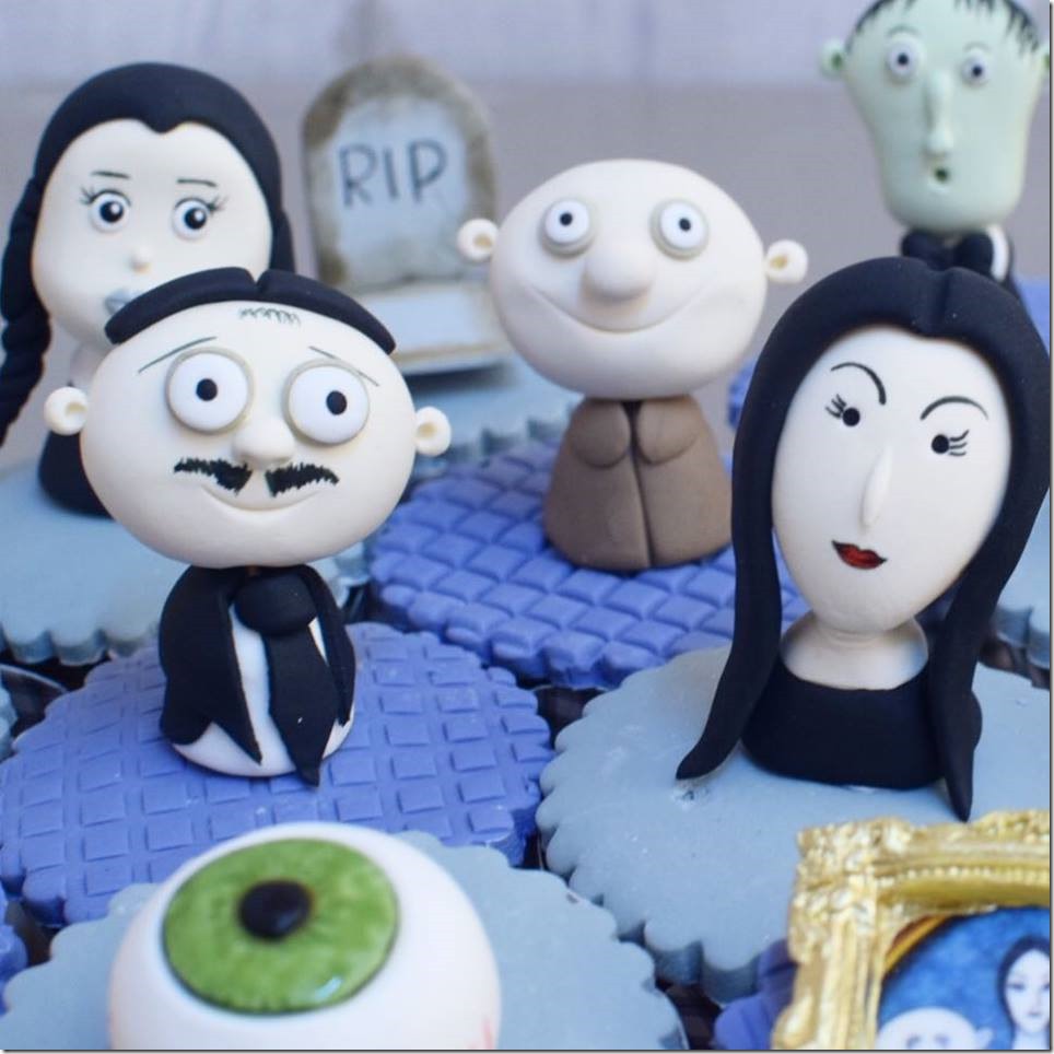 Addams Family Cupcakes
