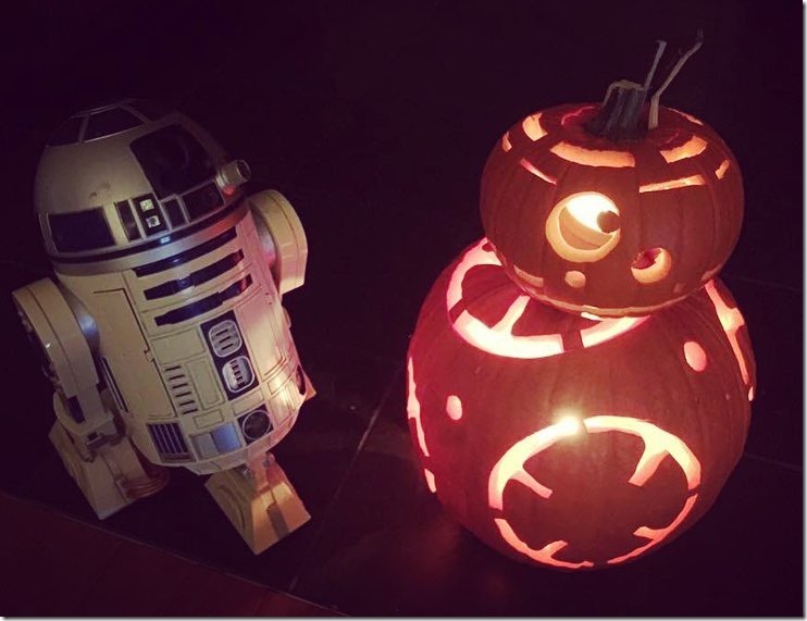 BB-8 Pumpkin Carving 