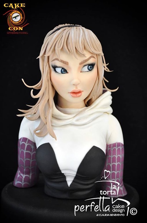 Spider-Gwen Cake