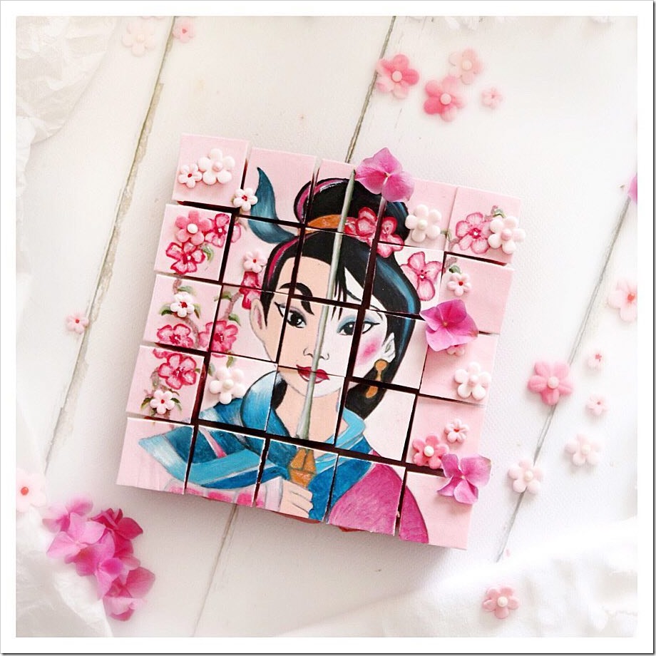 Mulan Mosaic Cake