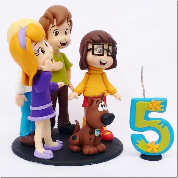 Scooby-Doo 5th Birthday Cake Topper