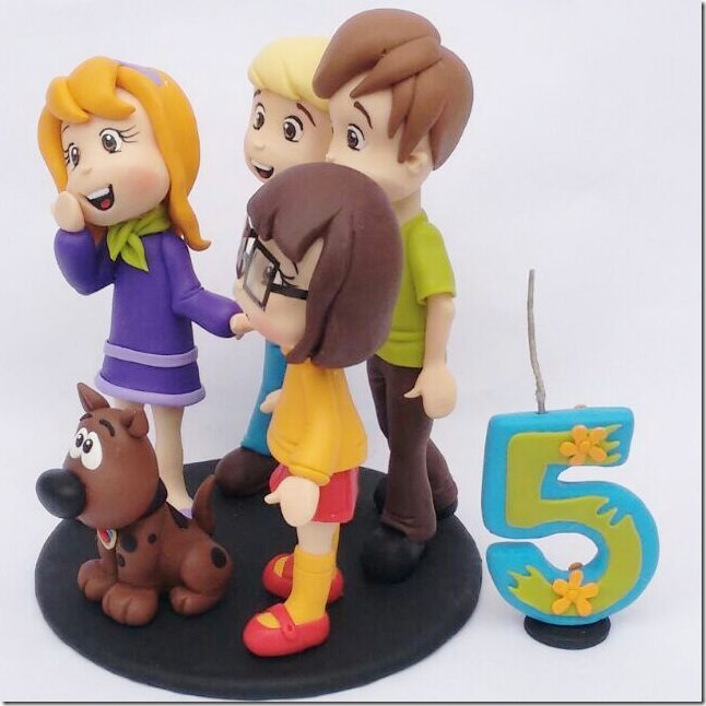 Scooby-Doo 5th Birthday Cake Topper