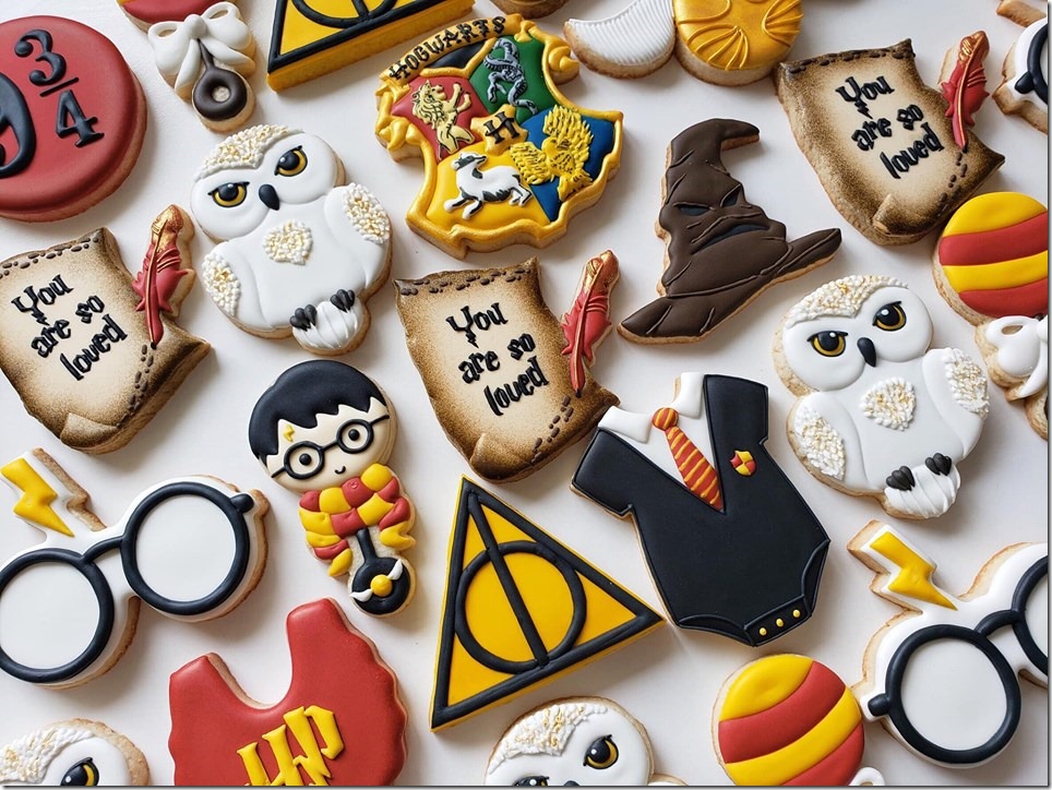 Harry Potter Baby Shower Cookies 