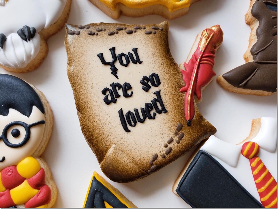 Harry Potter Baby Shower Cookie