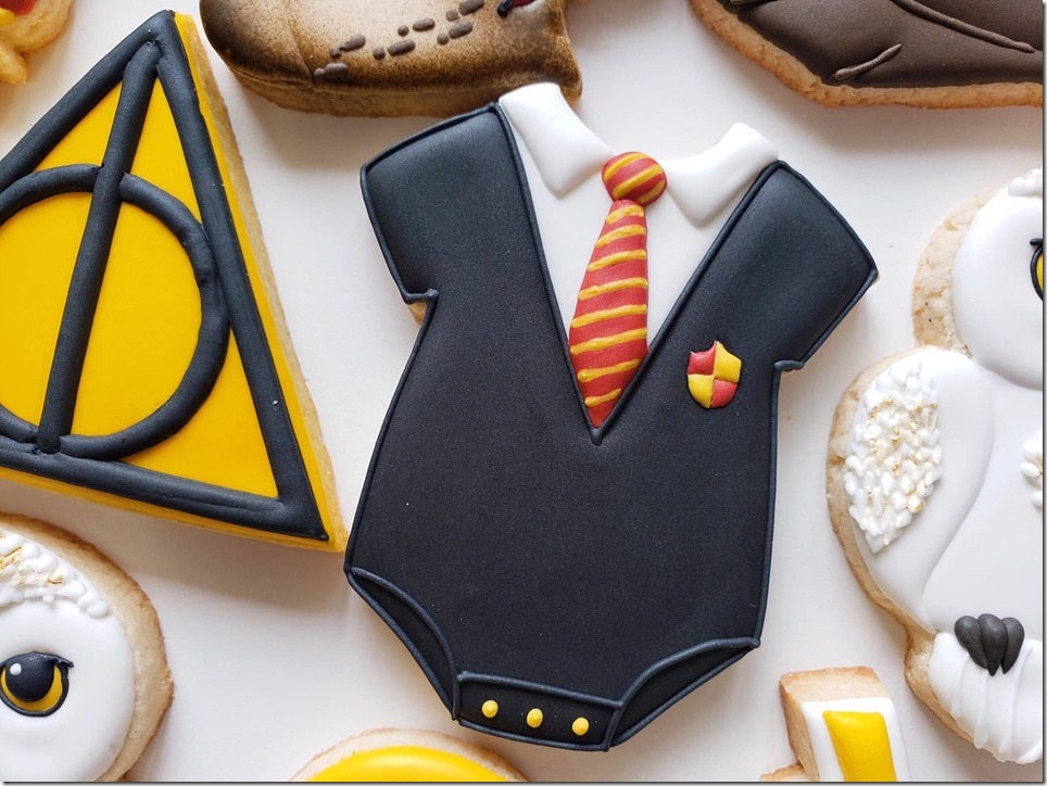 Harry Potter Baby Shower Cookie