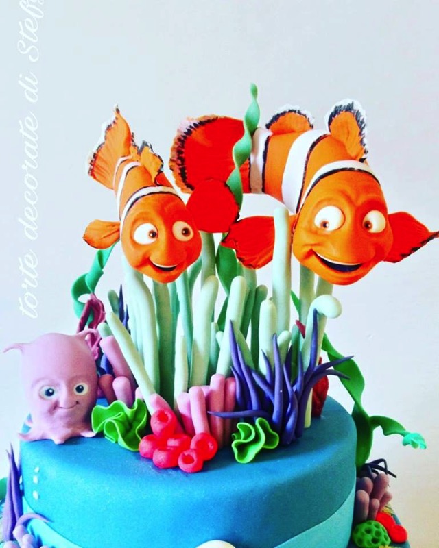 Nemo and Marlin cake 