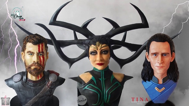 Thor Hela Loki Cakes