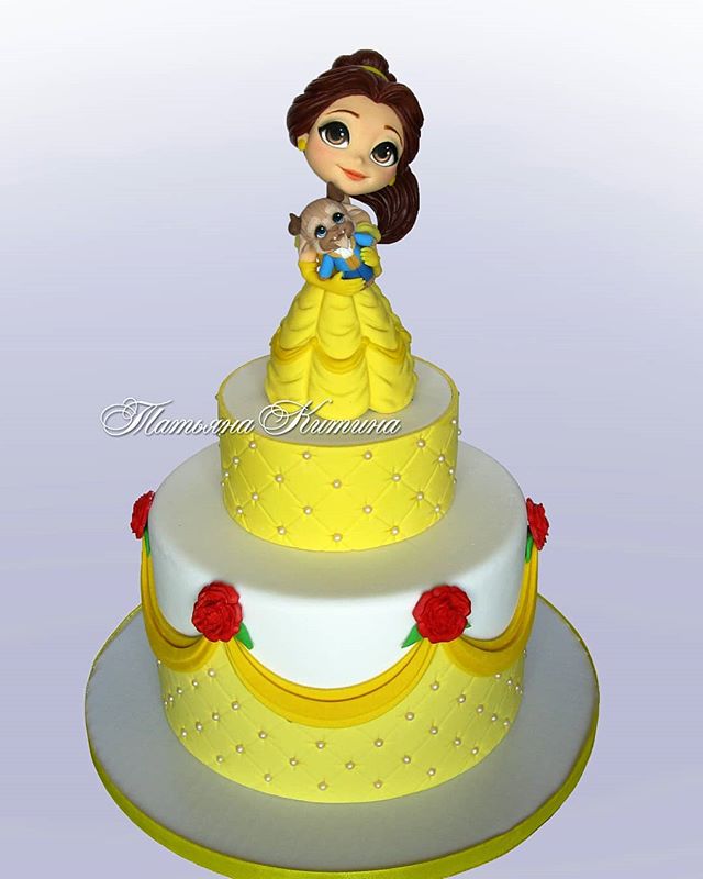 Beauty and the Beast Cake