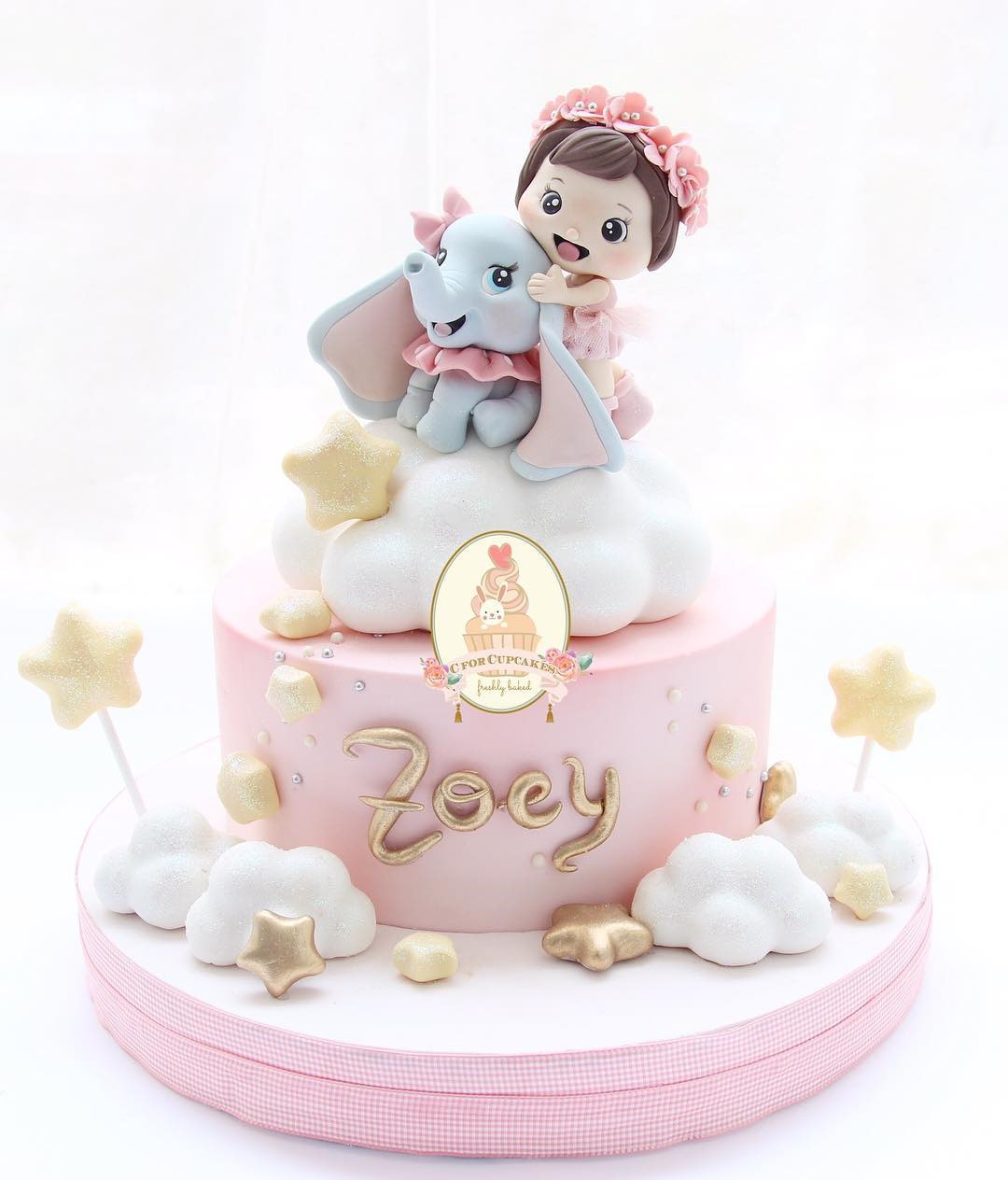 Dumbo Birthday Cake