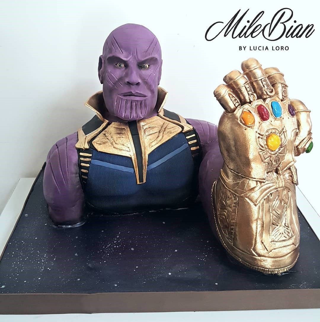 Thanos Cake