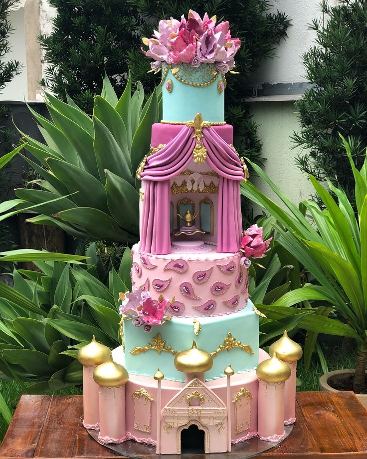 Princess Jasmine’s Castle Cake
