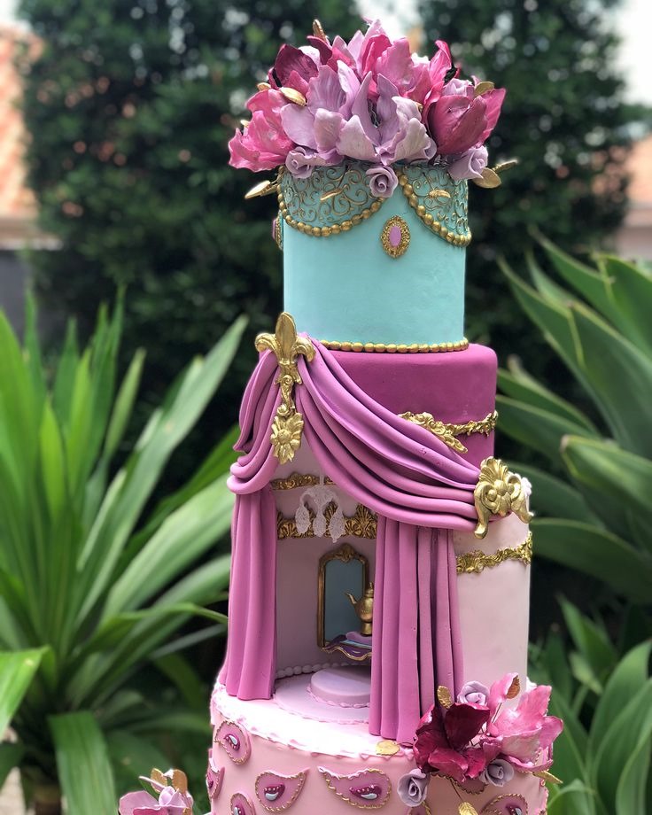 Princess Jasmine’s Castle Cake