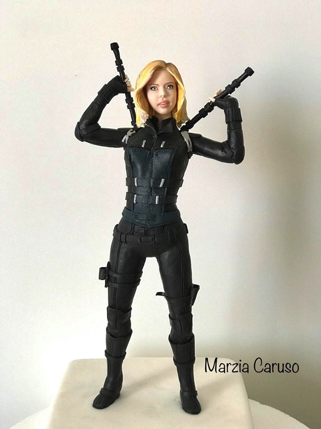 Black Widow Cake Topper