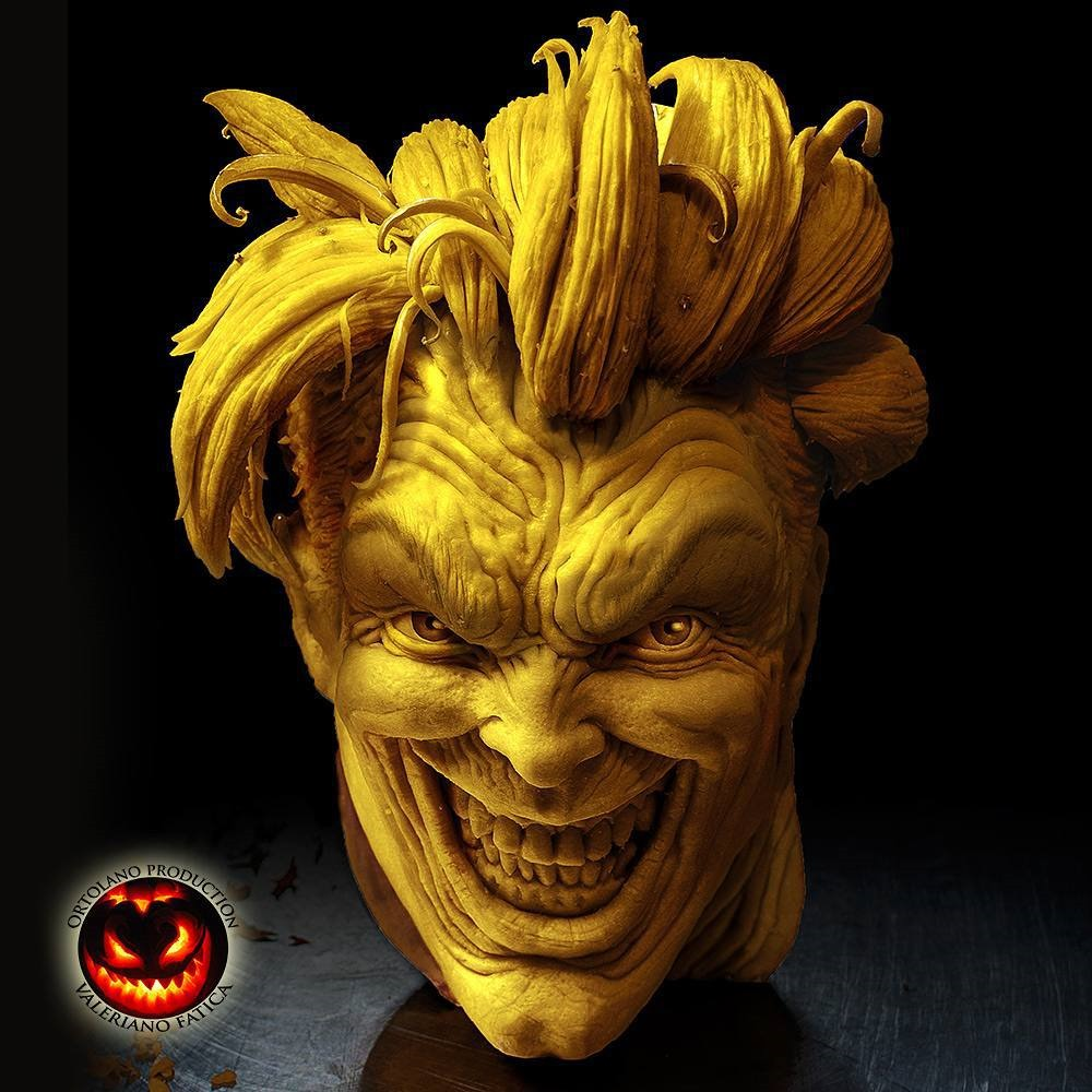 Joker Pumpkin Carving