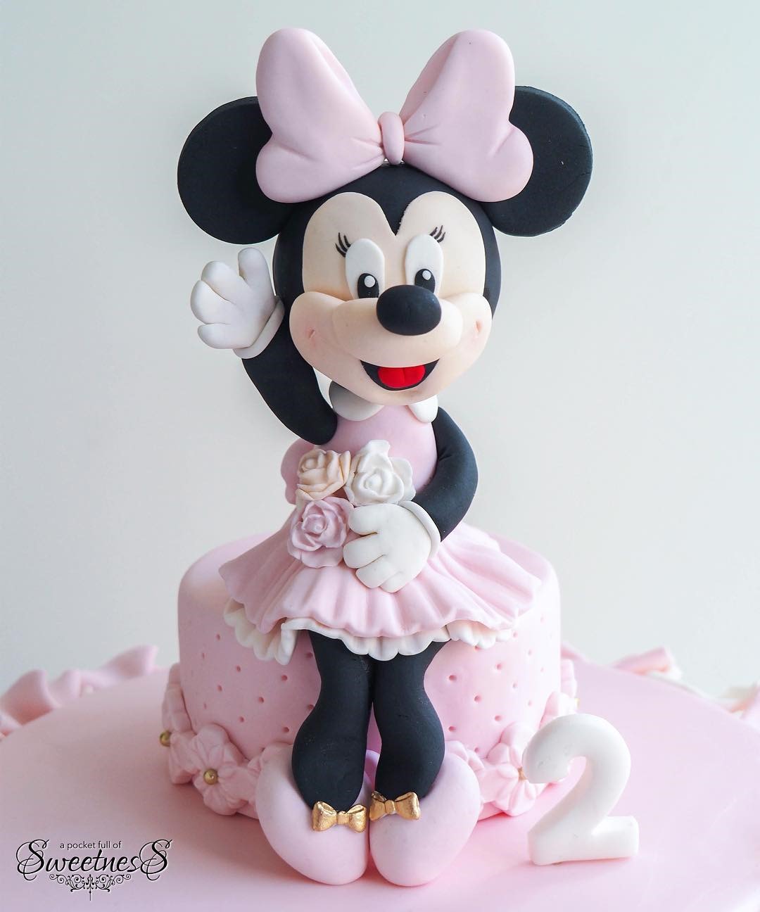 Minnie Mouse 2nd Birthday Cake Topper