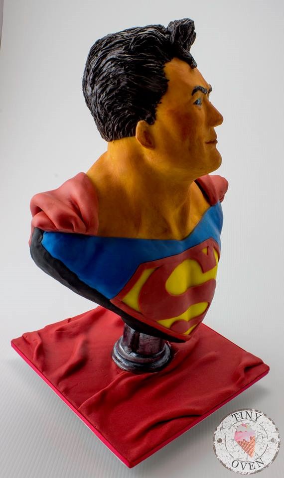 Superman 40th Birthday Cake