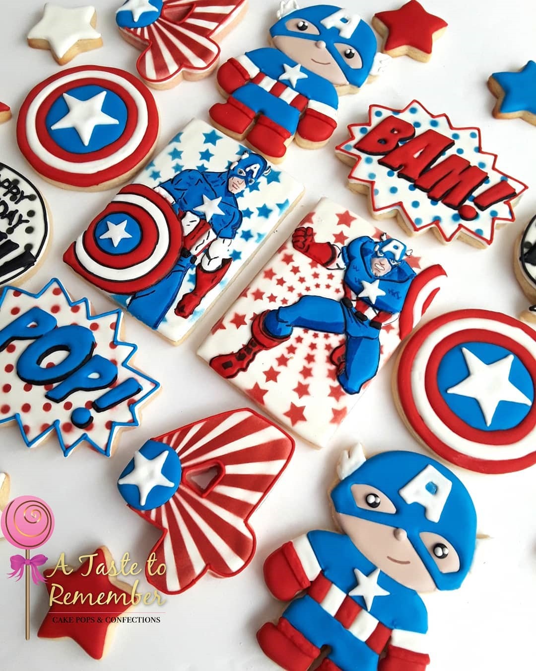 Captain America Cookies