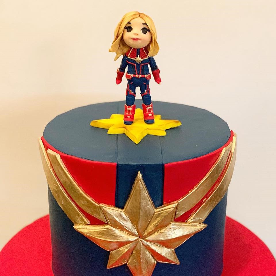 Captain Marvel Cake