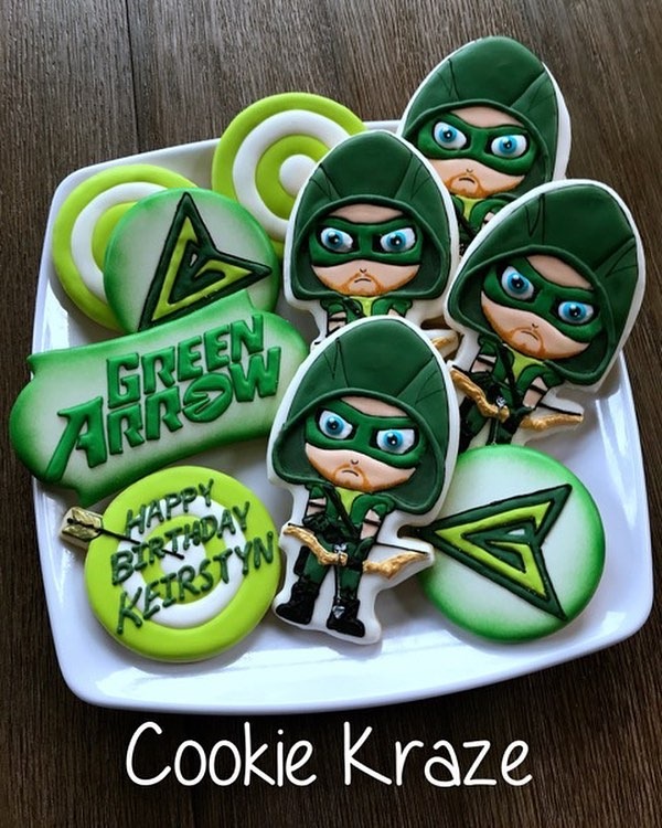 Green Arrow Cookies