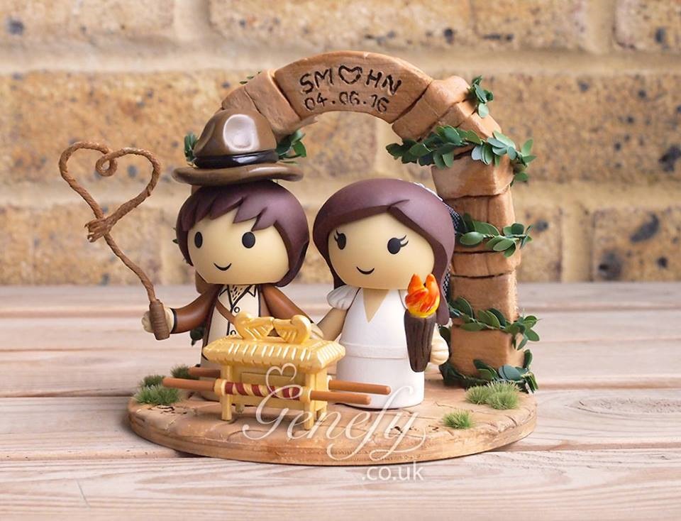 Raiders Of The Lost Ark Wedding Cake Topper