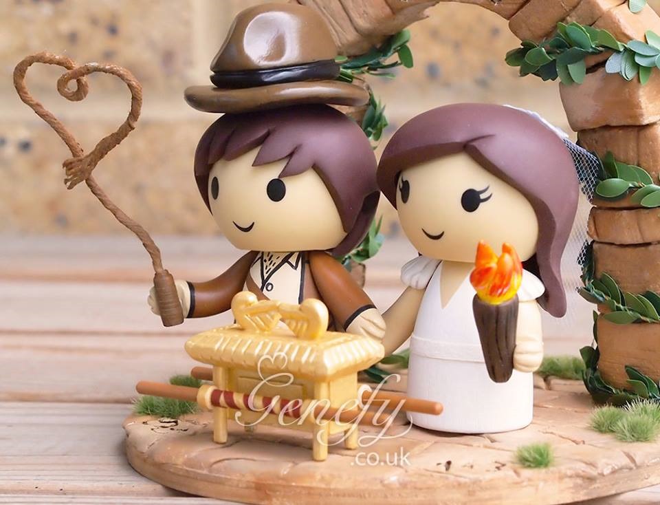 Raiders Of The Lost Ark Wedding Cake Topper