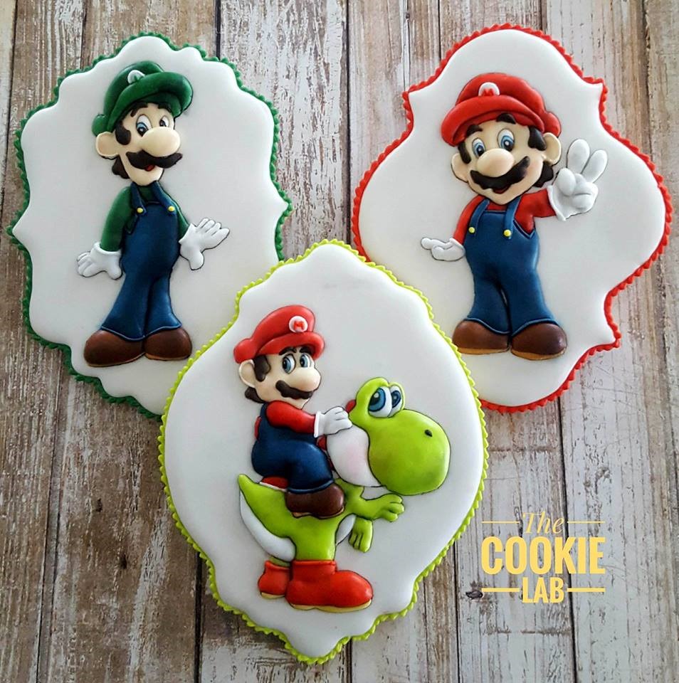 Mario and Luigi Cookies