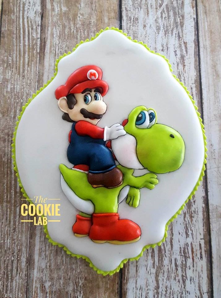 Mario and Yoshi Cookie