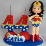 Cute Wonder Woman 44th Birthday Candle