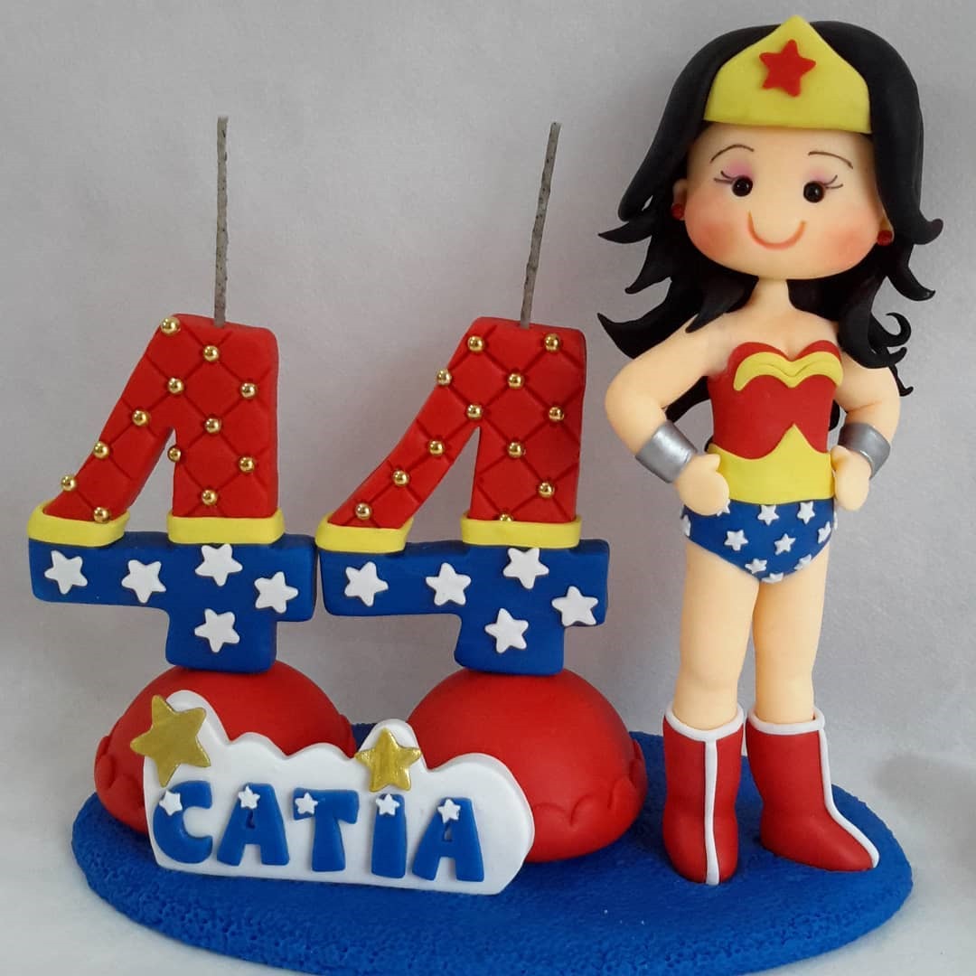 Wonder Woman 44th Birthday Candle