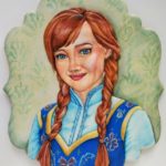 Amazing Lifelike Cookie of Anna From Frozen