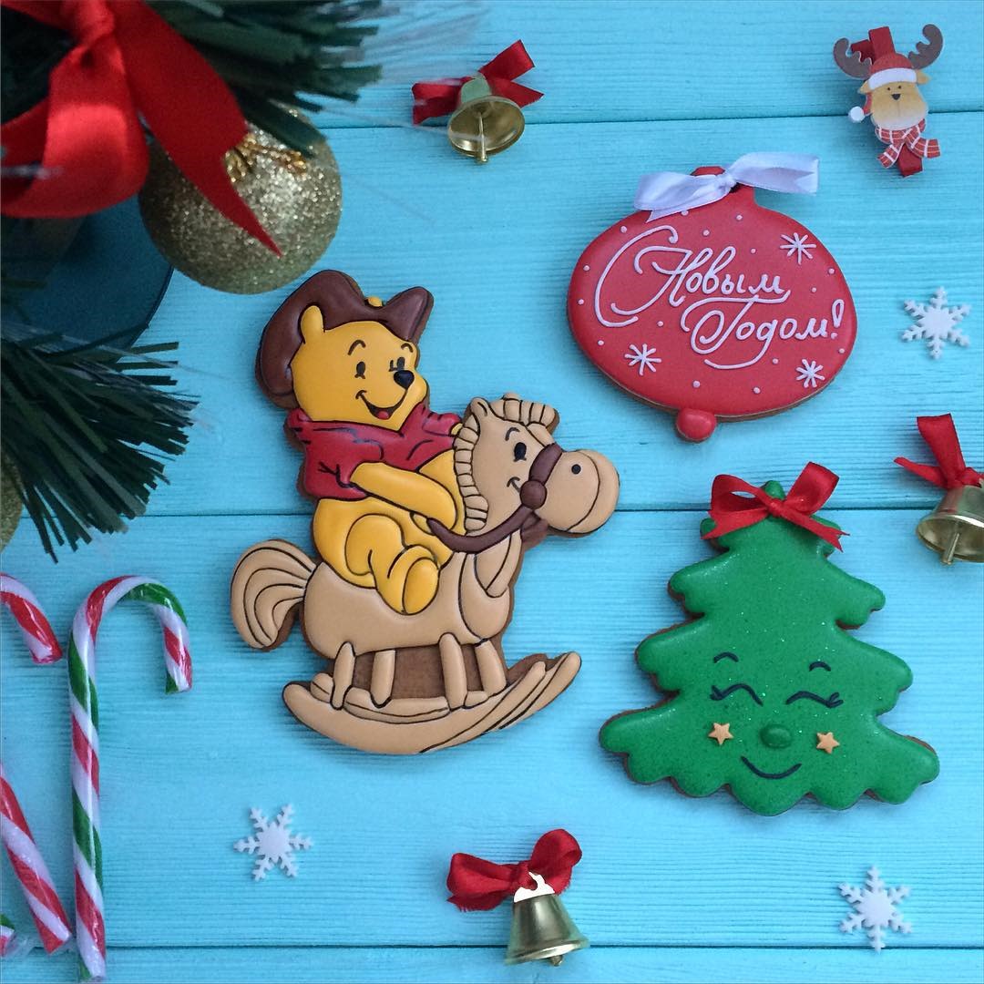 Winnie the Pooh Christmas Cookies