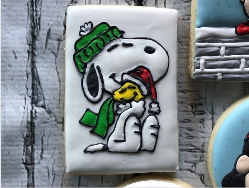 Snoopy & Woodstock Cookie