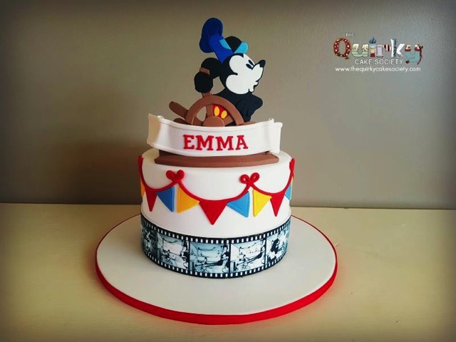 Mickey Mouse Steamboat Willie cake