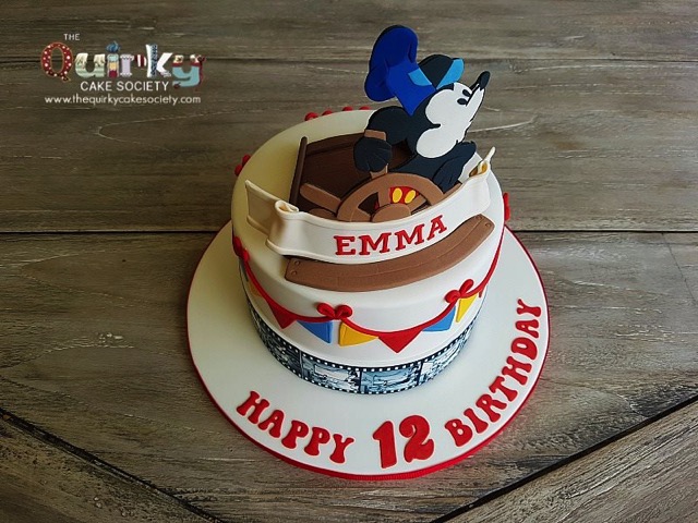 Mickey Mouse Steamboat Willie cake 3