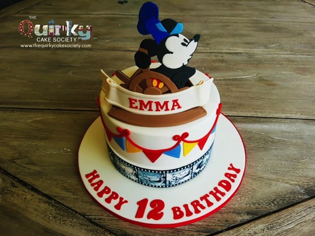 Mickey Mouse Steamboat Willie cake 2