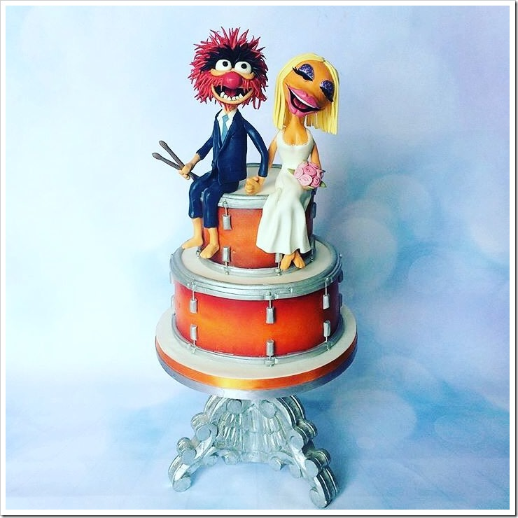 Animal and Janice Wedding Cake