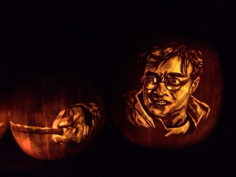 Harry Potter Pumpkin Carvings