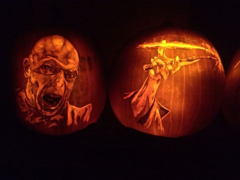 Lord Voldemort Pumpkin Carvings