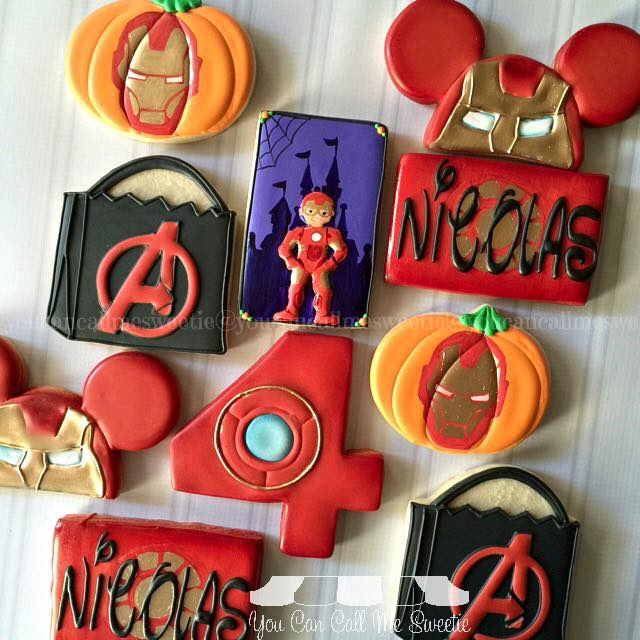 Iron Man Halloween Cookies