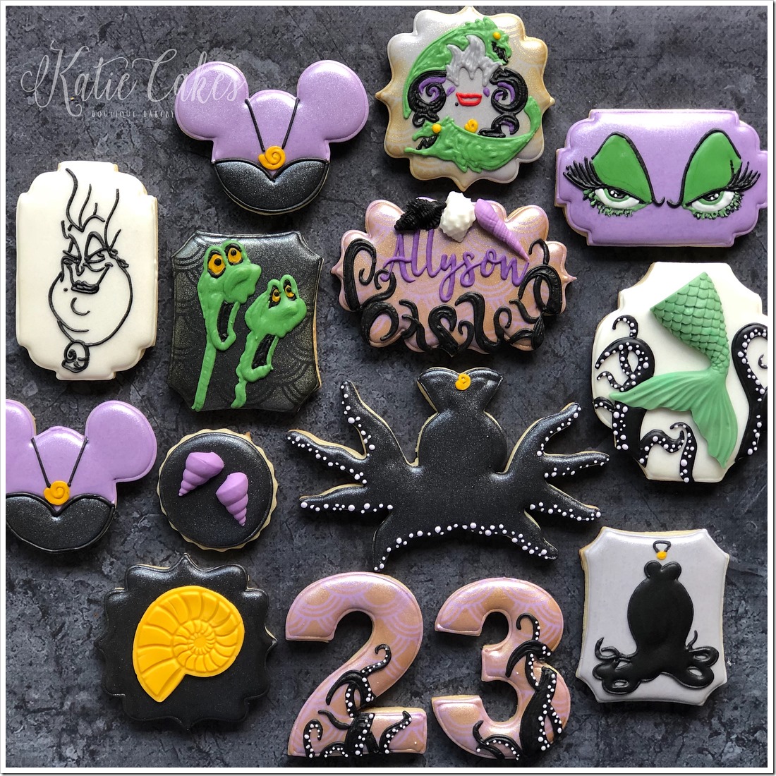 Ursula 23rd Birthday Cookies