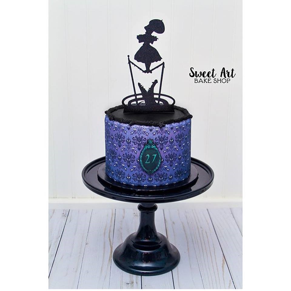 Haunted Mansion 27th Birthday Cake