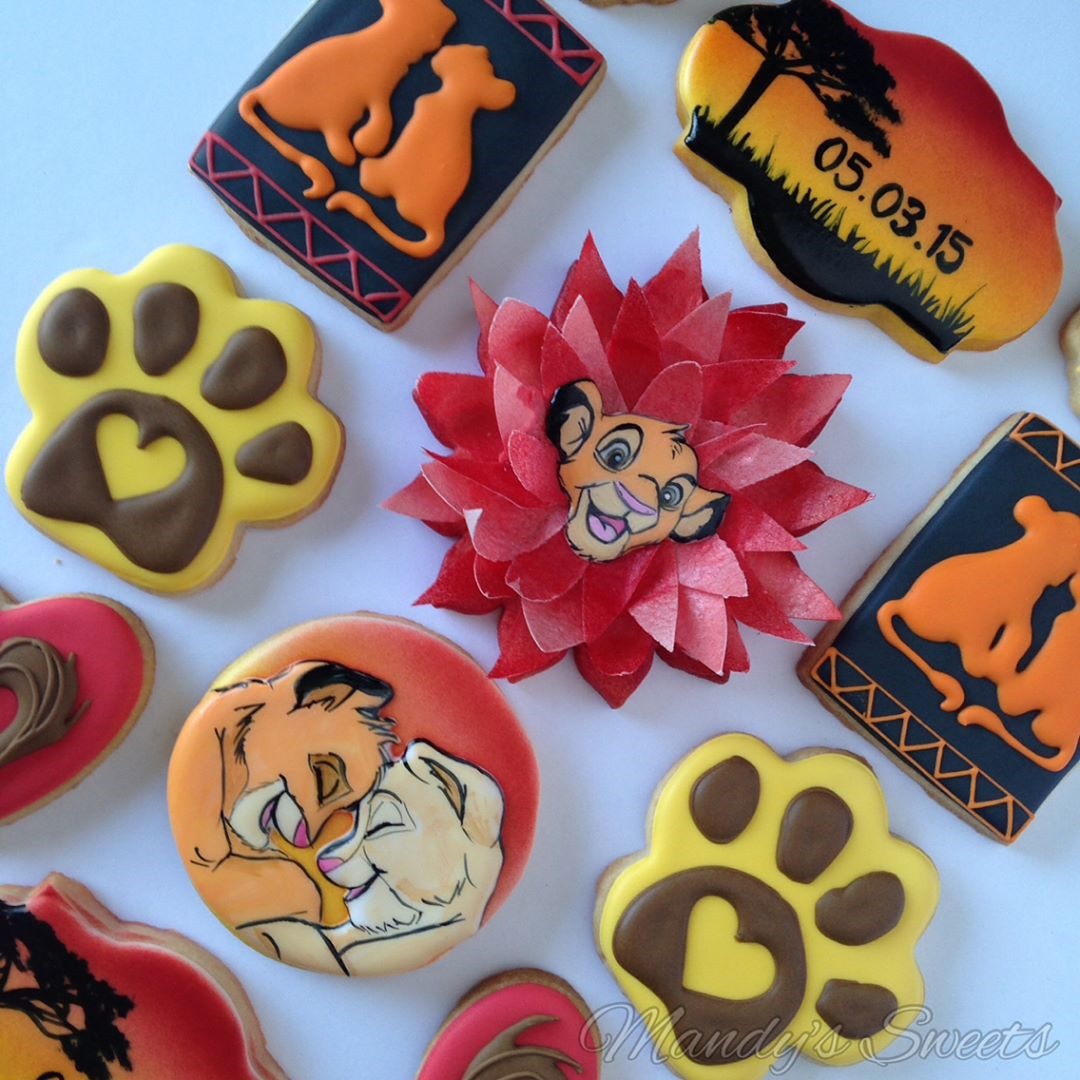 Romantic Lion King Cookies