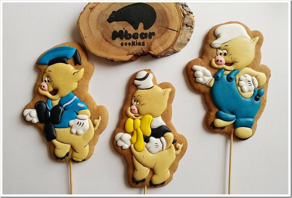 The Three Little Pigs Cookies