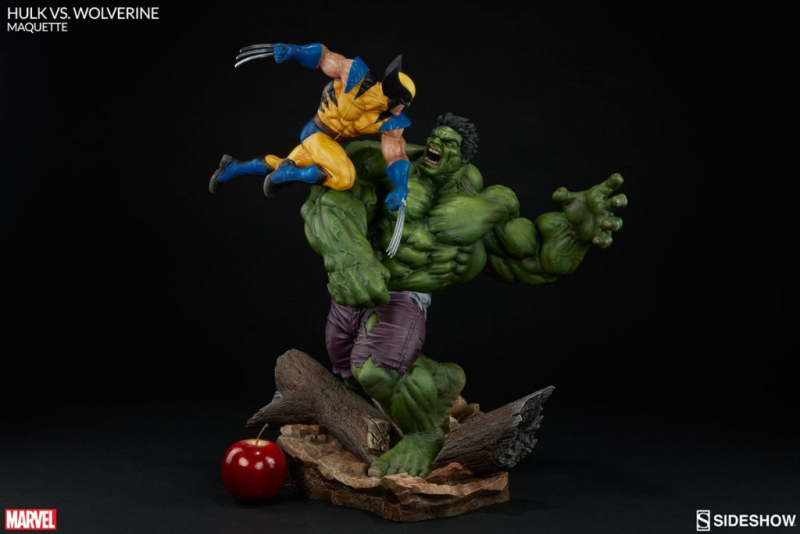 Hulk and Wolverine Maquette by Sideshow Collectibles