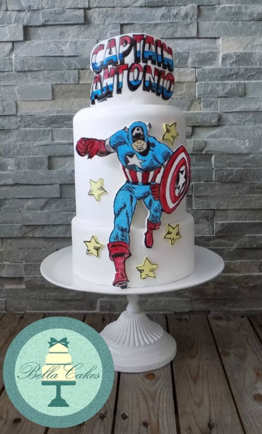 Captain America Cake