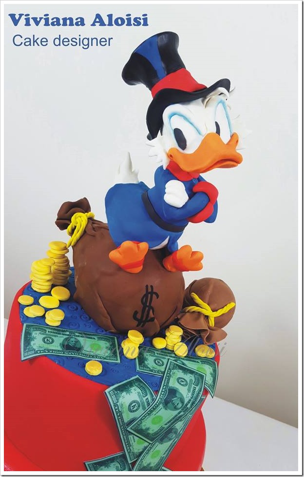 Uncle Scrooge Cake Topper