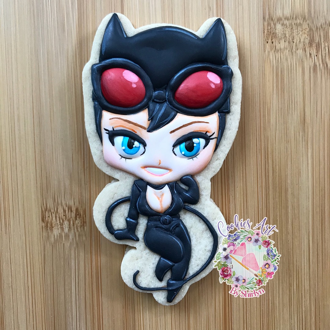 Chibi Catwoman Cookie