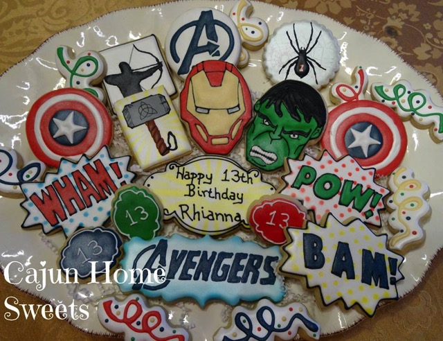 Avengers Cookies 